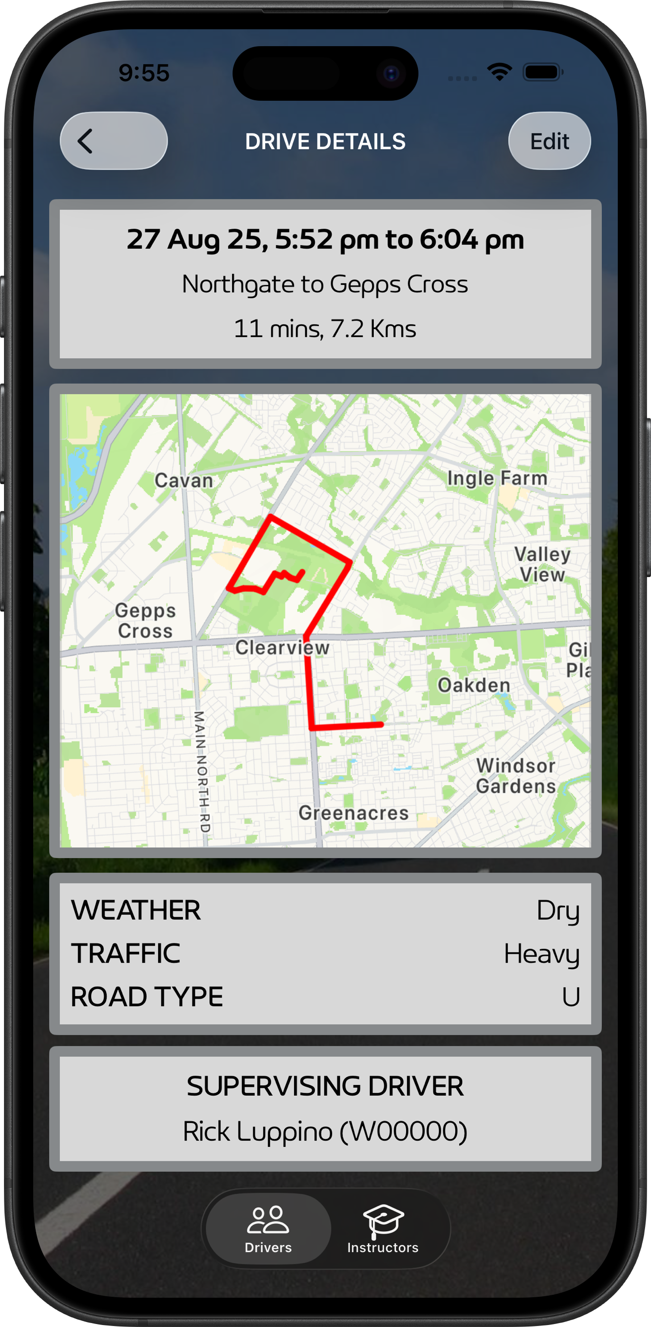 LogMyDrive Logging a Drive